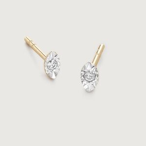 Monica Vinader Marquise Stud Earrings